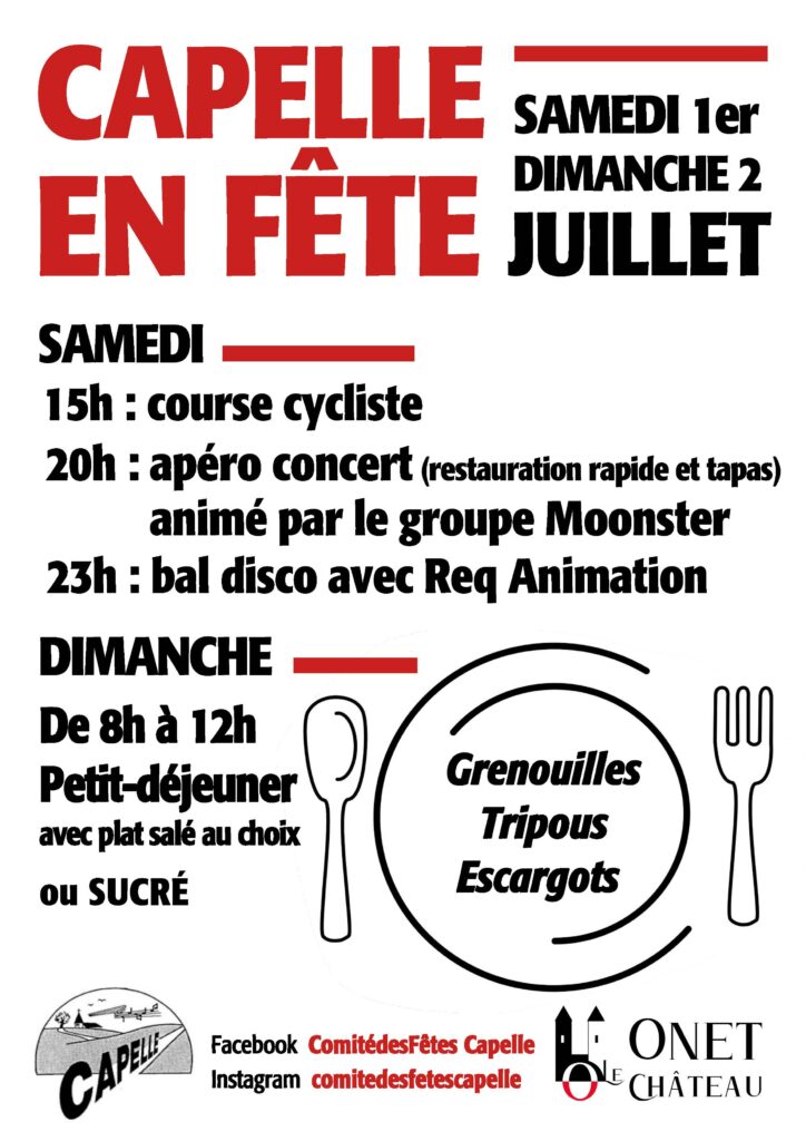FĂȘte de Capelle - Onet-le-chateau