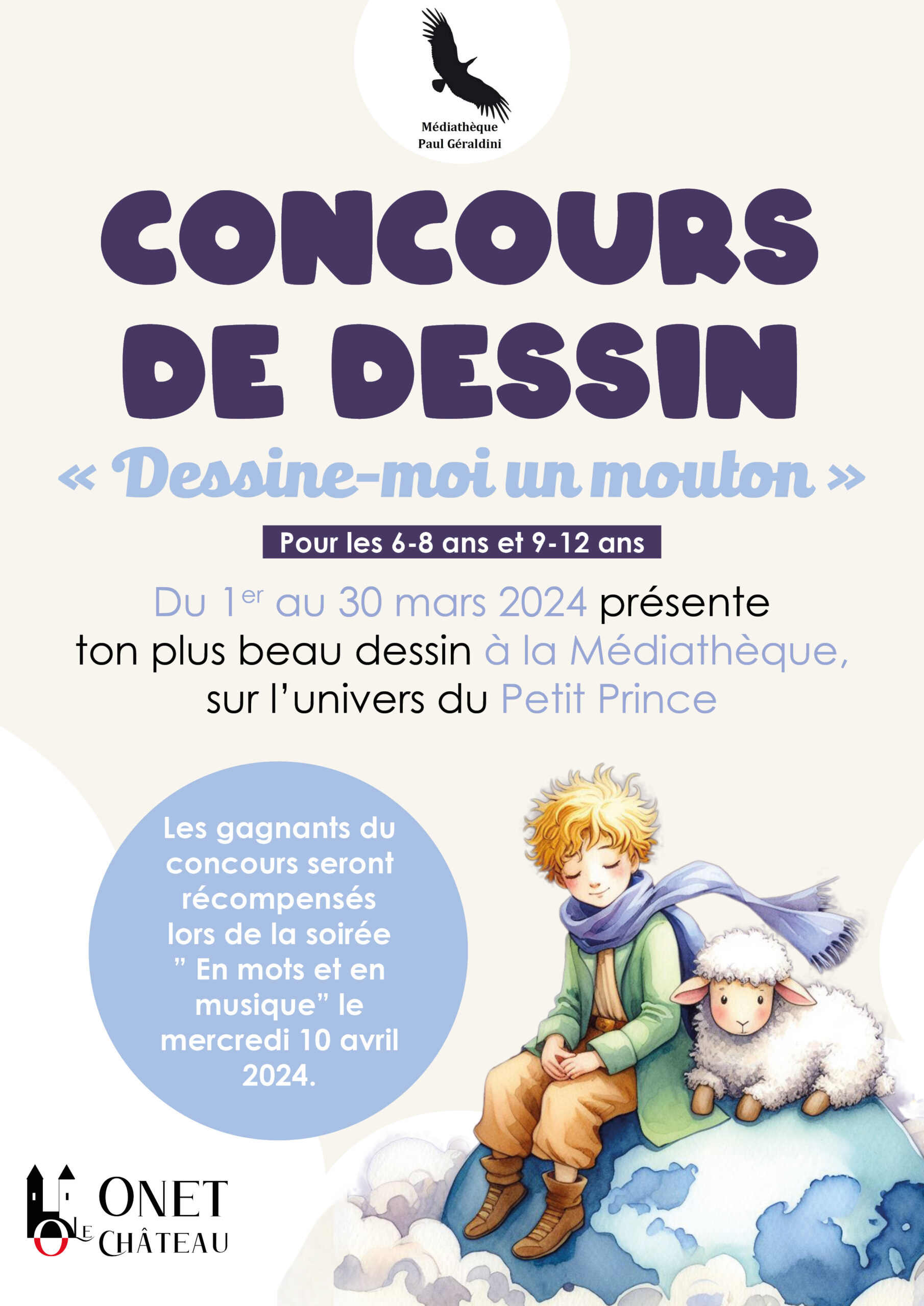 Concours de dessin Le Petit Prince à l’honneur à la Médiathèque